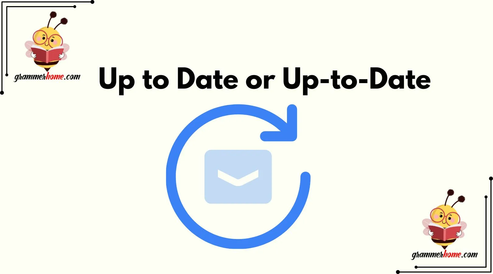 Up to Date or Up-to-Date