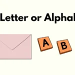 Letter or Alphabet