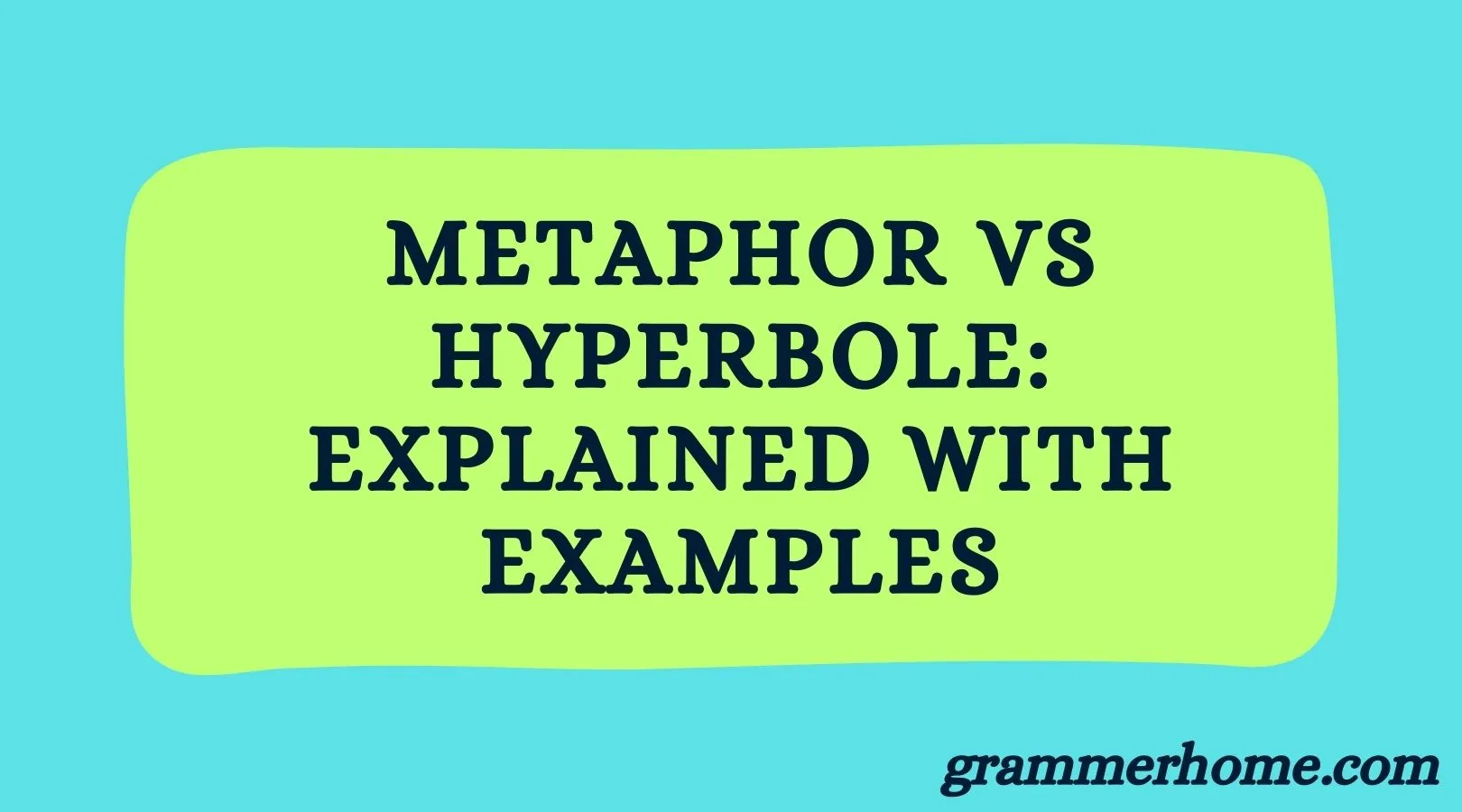 Metaphor vs Hyperbole: Explained with Examples
