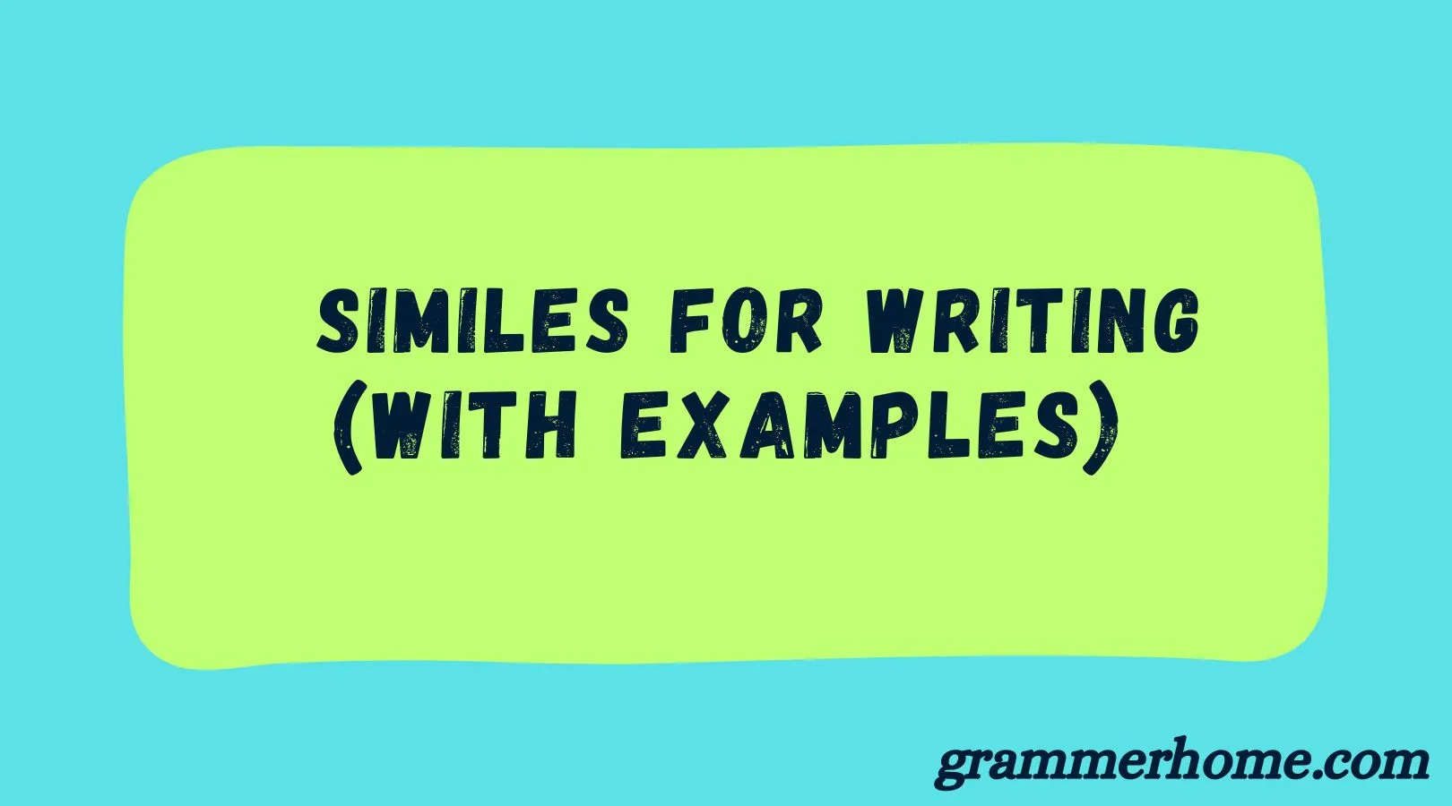 Similes for Writing